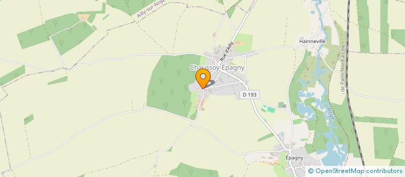 localisation de l'entreprise SCEA DE CAFFARELLI à CHAUSSOY-EPAGNY