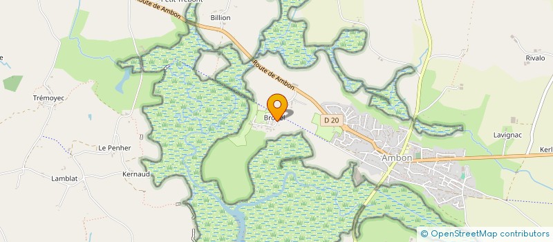 localisation de l'entreprise SCEA DE CAMBON  AMBON