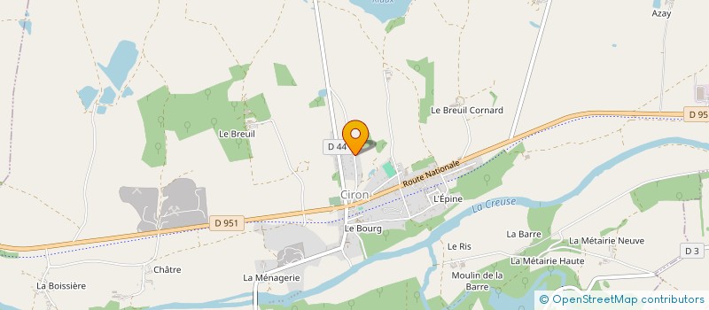 localisation de l'entreprise SCEA DE CHABANNES à CONCREMIERS