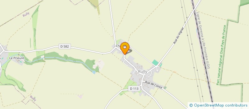 localisation de l'entreprise SCEA DE CHAMICY  RULLY