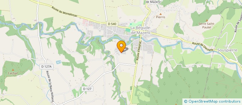 localisation de l'entreprise SCEA DE CHAMONT  ROCHEBAUDIN