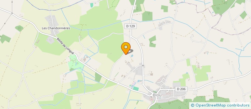 localisation de l'entreprise SCEA DE CHAMP MORIN  BLOU