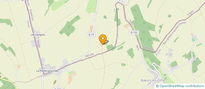 localisation de l'entreprise SCEA DE CHAMPMARIN  BERULLE