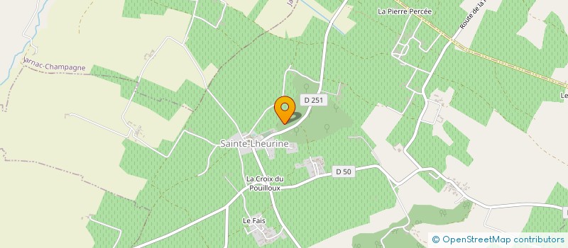 localisation de l'entreprise SCEA DE CHEZ BROSSET à SAINTE-LHEURINE