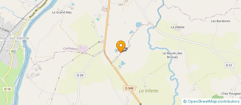 localisation de l'entreprise SCEA DE CHEZ MEILLAUX à SAINT-MAURICE-DES-LIONS