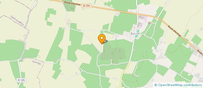 localisation de l'entreprise SCEA DE CHEZ PLAISANT à ARTHENAC