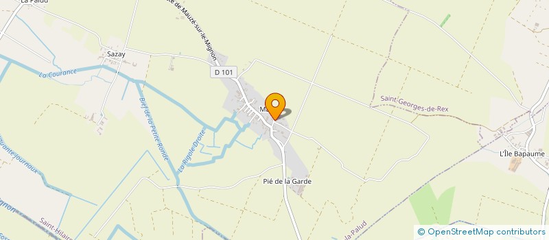 localisation de l'entreprise SCEA DE CLAIGUE  SAINT-HILAIRE-LA-PALUD