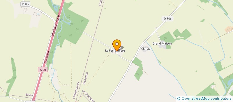 localisation de l'entreprise SCEA DE CLANAY à LA CHAMPENOISE