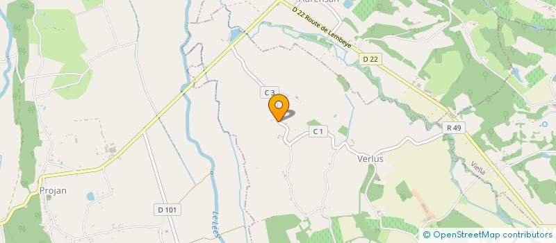 localisation de l'entreprise SCEA DE CLAOUZO  LABARTHETE