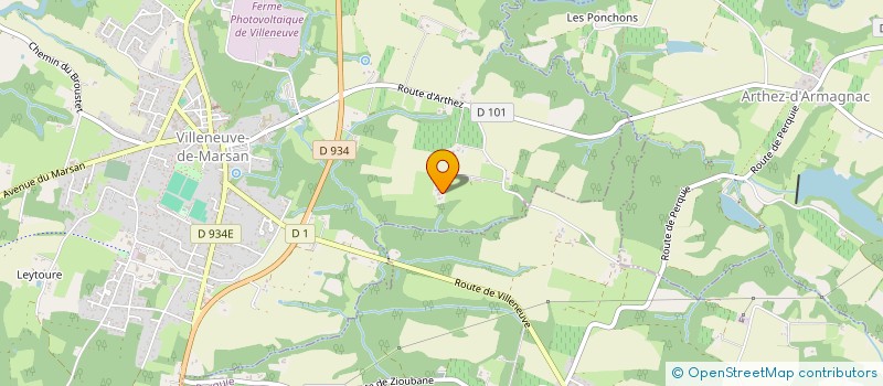localisation de l'entreprise SCEA DE CONQUES à VILLENEUVE-DE-MARSAN