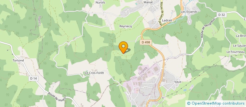 localisation de l'entreprise SCEA DE COSSANGES  LURIECQ