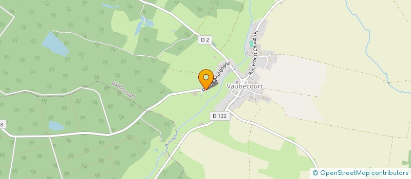 localisation de l'entreprise SCEA DE COURTOT à VAUBECOURT