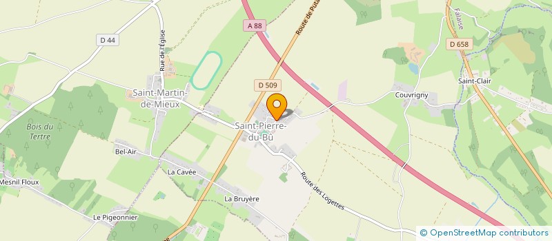 localisation de l'entreprise SCEA DE COUVRIGNY  SAINT-PIERRE-DU-BU