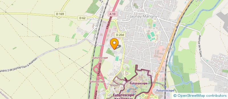 localisation de l'entreprise SCEA DE FIEF CHAPON  JAUNAY-MARIGNY