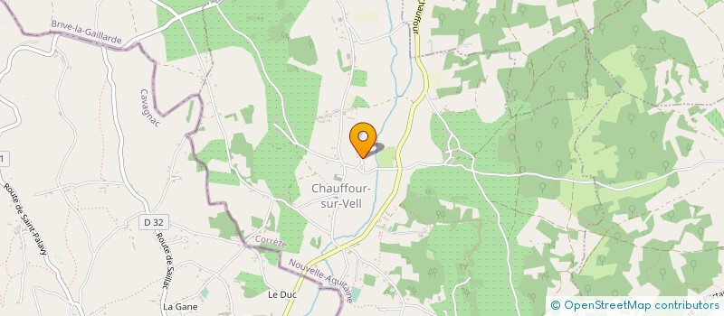 localisation de l'entreprise SCEA DE FONTARABIE à CHAUFFOUR-SUR-VELL