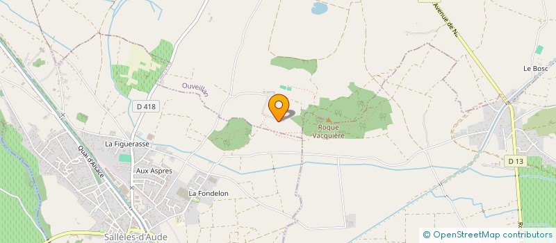 localisation de l'entreprise SCEA DE FONTCALVY  OUVEILLAN