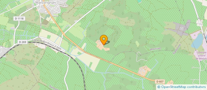 localisation de l'entreprise SCEA DE FRESQUET  MOUSSAN