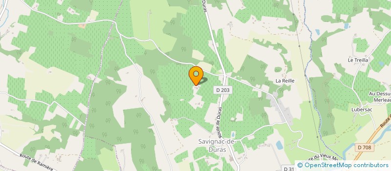 localisation de l'entreprise SCEA DE GAILLOT à SAVIGNAC-DE-DURAS