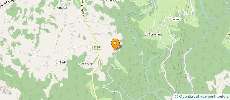 localisation de l'entreprise SCEA DE GALOUZE  LE NAYRAC