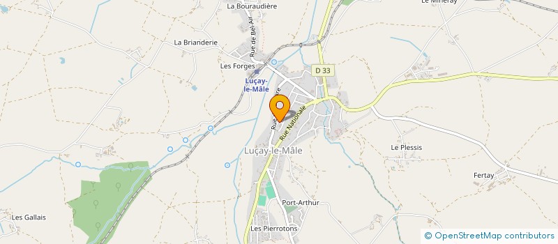 localisation de l'entreprise SCEA DE GATINES à VILLENTROIS-FAVEROLLES-EN-BERRY