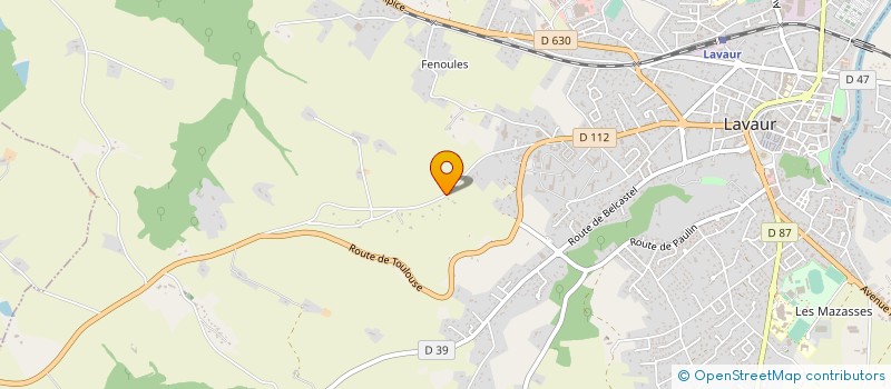 localisation de l'entreprise SCEA DE GIEUX  LAVAUR