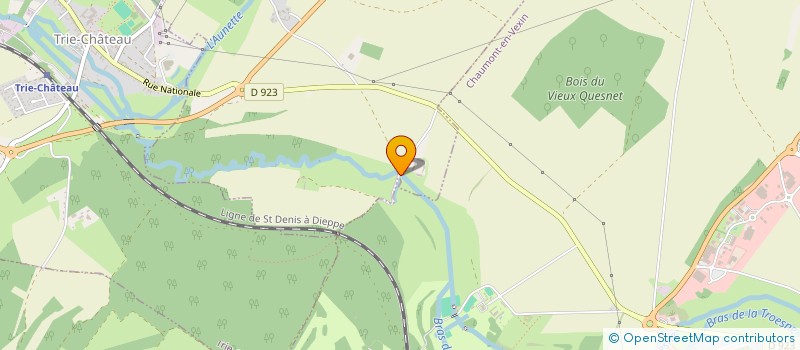 localisation de l'entreprise SCEA DE GOMERFONTAINE  TRIE-LA-VILLE