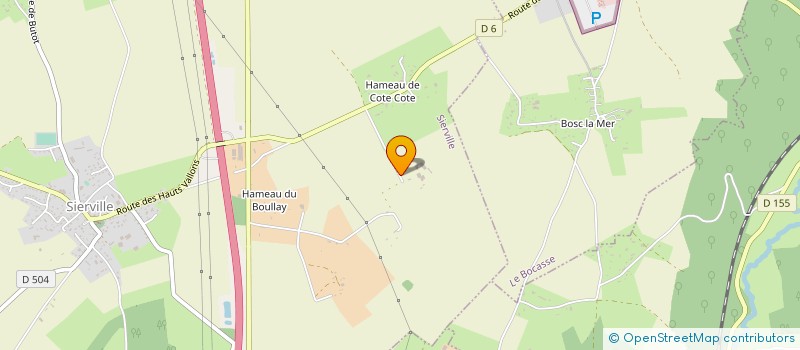 localisation de l'entreprise SCEA DE GOUBERVILLE  SIERVILLE