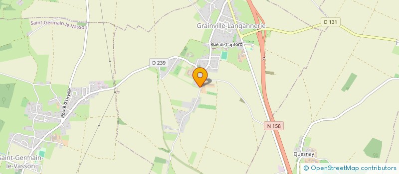 localisation de l'entreprise SCEA DE GRAINVILLE  GRAINVILLE-LANGANNERIE