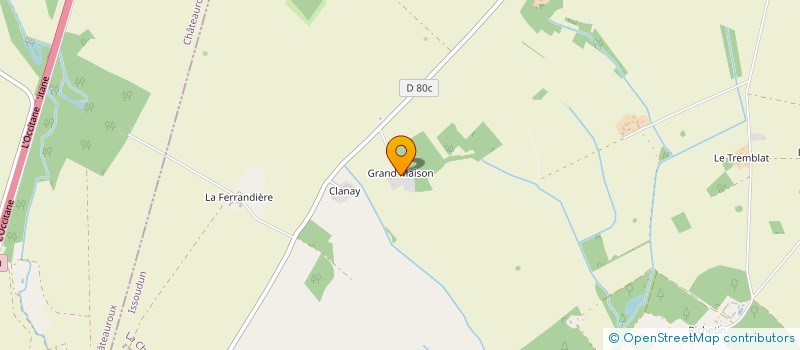 localisation de l'entreprise SCEA DE GRAND MAISON à LA CHAMPENOISE