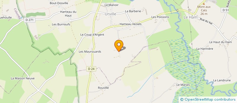 localisation de l'entreprise SCEA DE GRUCHY à URVILLE