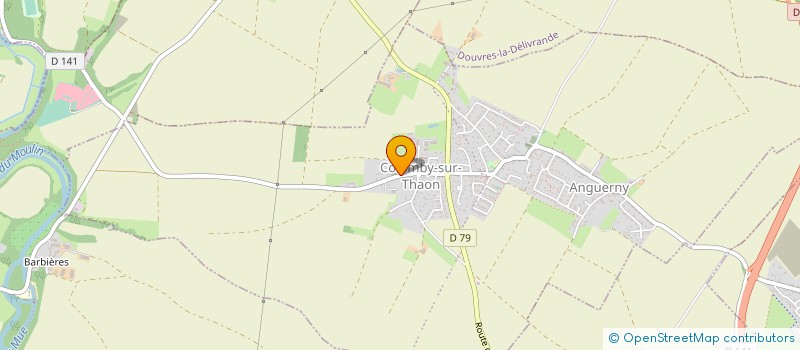 localisation de l'entreprise SCEA DE GUERCHEVILLE  COLOMBY-ANGUERNY