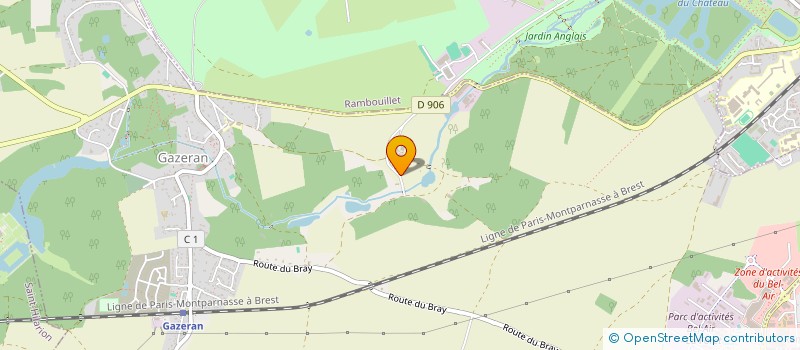 localisation de l'entreprise SCEA DE GUEVILLE  GAZERAN