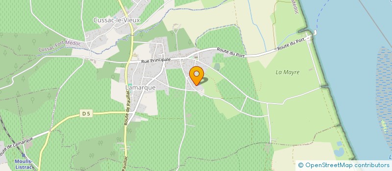 localisation de l'entreprise SCEA DE HAUT BELLEVUE à LAMARQUE