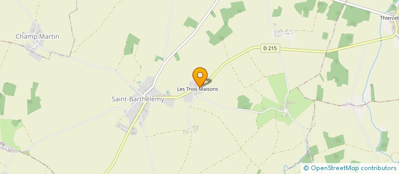 localisation de l'entreprise SCEA DE JOUY à SAINT-BARTHELEMY