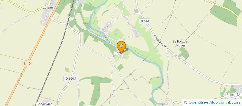 localisation de l'entreprise SCEA DE JUPEAU à BONNEVAL