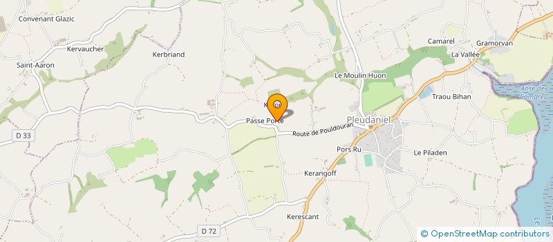 localisation de l'entreprise SCEA DE KERDREUZ à PLEUDANIEL