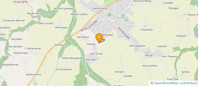 localisation de l'entreprise SCEA DE KERLOYS à GOUDELIN
