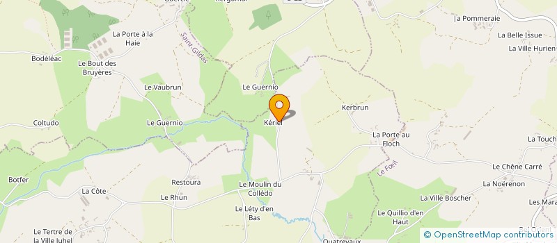 localisation de l'entreprise SCEA DE KERNER  SAINT-GILDAS