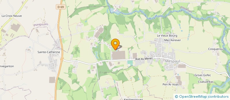 localisation de l'entreprise SCEA DE KERVISTIC  MESPAUL
