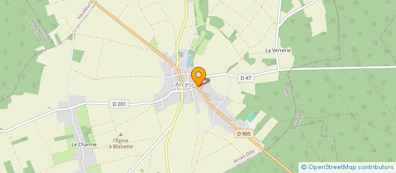 localisation de l'entreprise SCEA DE L'ABBAYE à ARCES-DILO