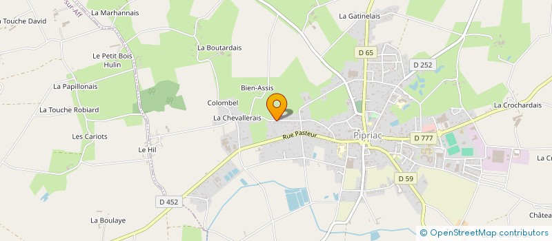 localisation de l'entreprise SCEA DE L'AFF à PIPRIAC