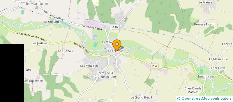 localisation de l'entreprise SCEA DE L'AGE MARTIN à CHAZELLES