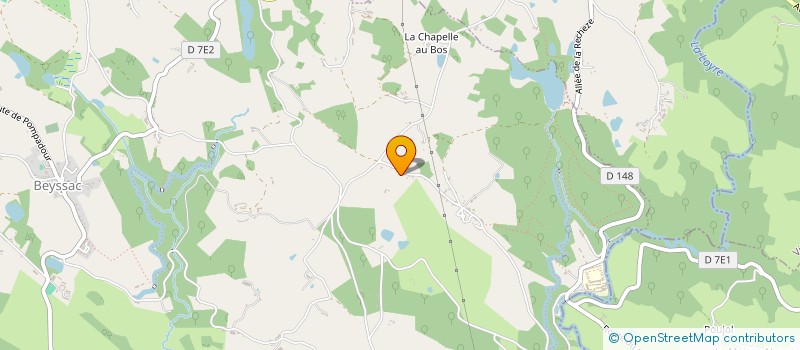 localisation de l'entreprise SCEA DE L'ANGELIE  ARNAC-POMPADOUR