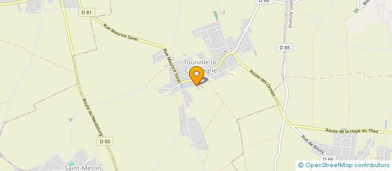 localisation de l'entreprise SCEA DE L'ARAIGNEE à TOURVILLE-LA-CAMPAGNE
