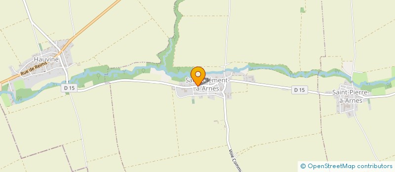 localisation de l'entreprise SCEA DE L'ARNES  SAINT-CLEMENT-A-ARNES