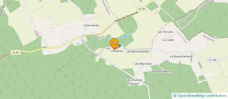 localisation de l'entreprise SCEA DE L'ARPENTY  SAINT-JEAN-FROIDMENTEL