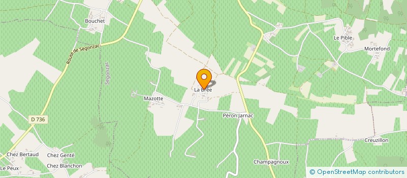 localisation de l'entreprise SCEA DE L'ECLOPARD à GENSAC-LA-PALLUE