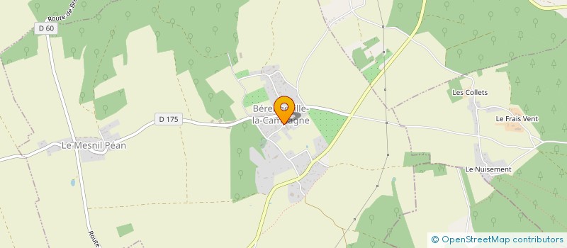 localisation de l'entreprise SCEA DE L'EPI  BERENGEVILLE-LA-CAMPAGNE