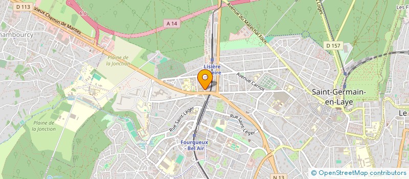 localisation de l'entreprise SCEA DE L'EPINE à SAINT-GERMAIN-EN-LAYE