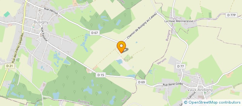 localisation de l'entreprise SCEA DE L'ERMITAGE  BUSIGNY